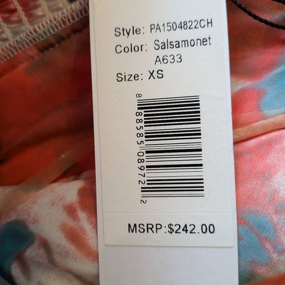 Parker Strapless Floral Silk Mini Dress Salsamonet Size XS NWT Prom Homecoming - Picture 15 of 15